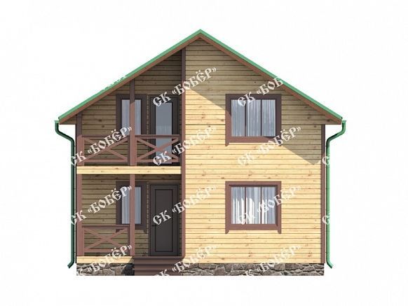 Дом из бруса 7х7. фото