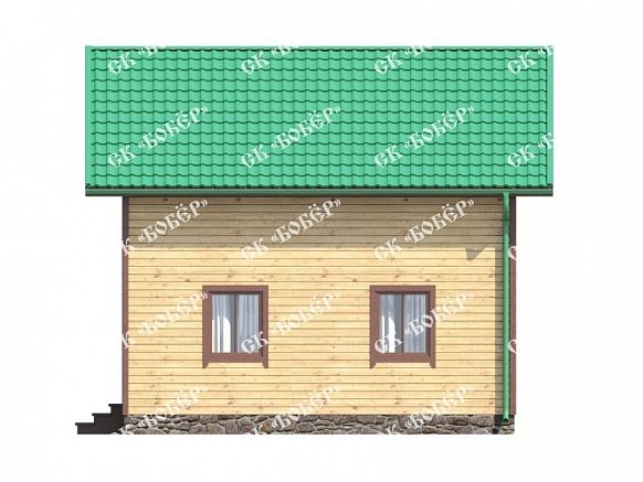 Дом из бруса 7х7. фото